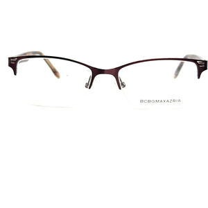 BCBG MAXAZRIA Milena Chestnut‎ Womens Rectangle Eyeglasses 52-17-130 H20288
